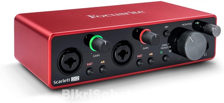 Focusrite Scarlett 2i2 (3rd Gen) USB Audio Interface